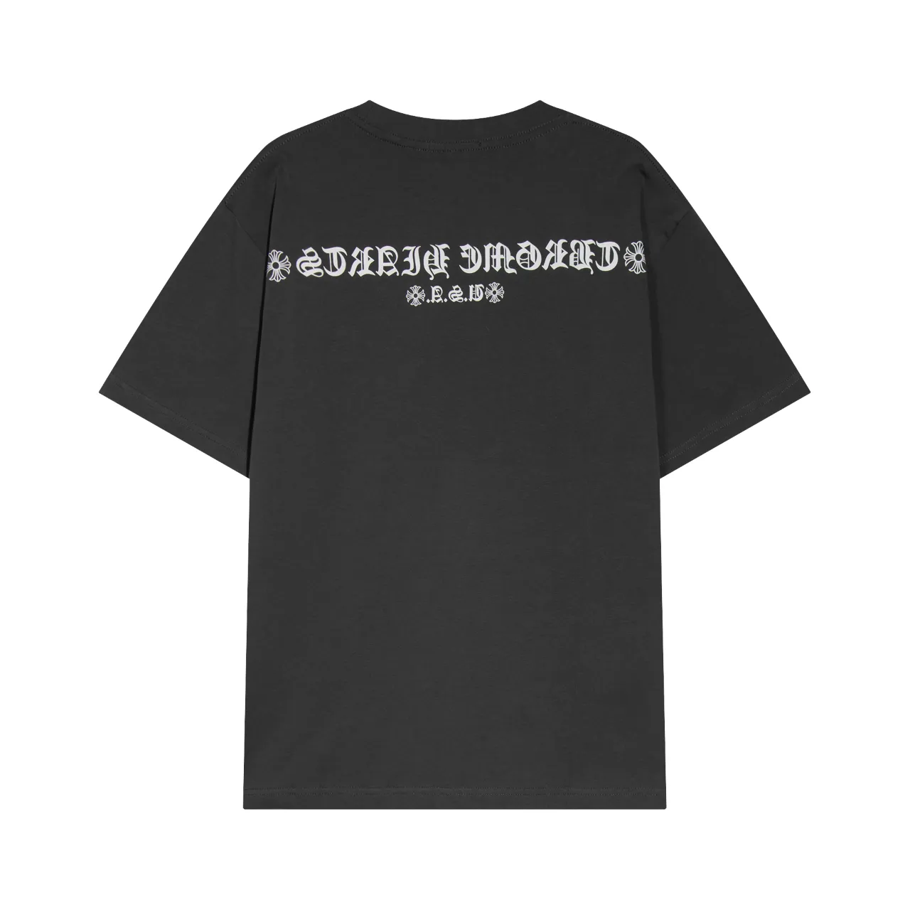 P150 Chrome Hearts Chrome Hearts English Logo Short Sleeve Size: SMLXL Color: Gray